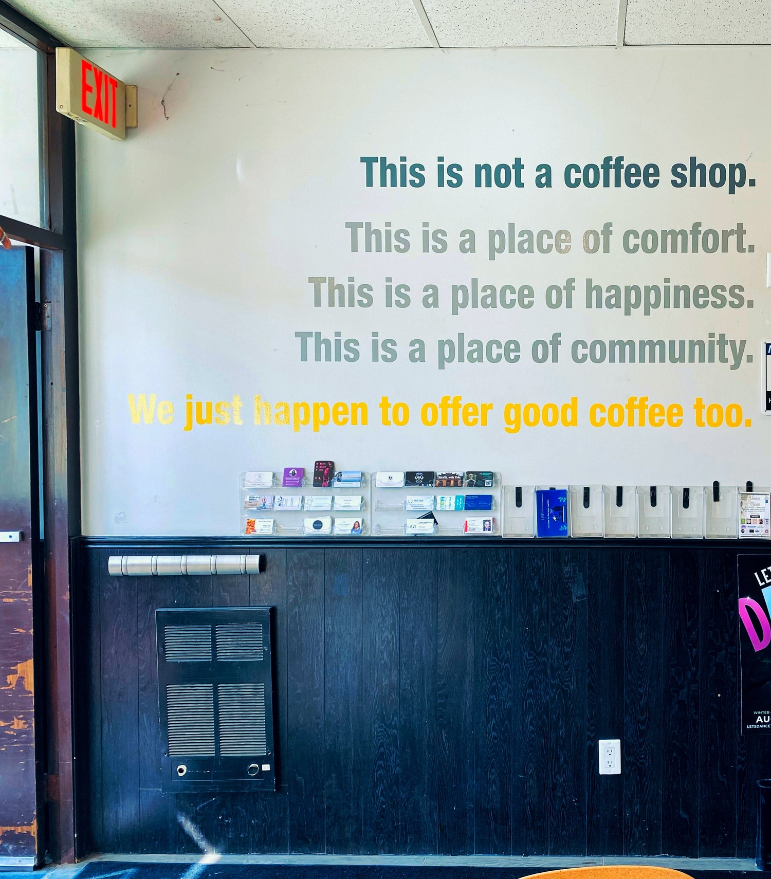 Our coffee shop philosophy